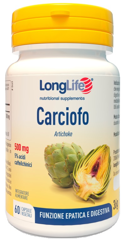 LONGLIFE CARCIOFO 60 CAPSULE VEGETALI - Farmacia Del Monaco