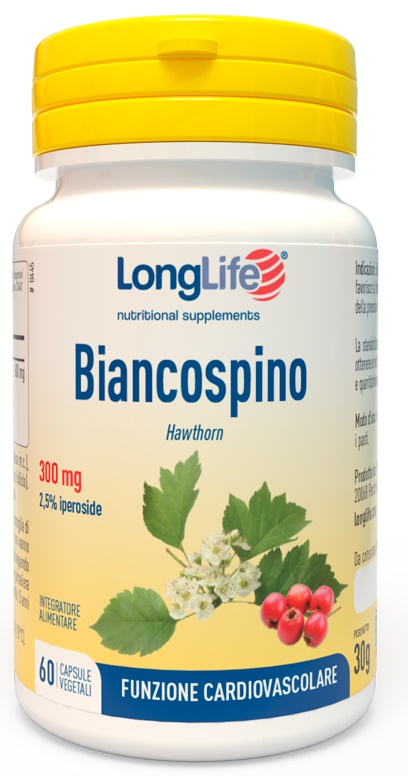 LONGLIFE BIANCOSPINO 60 CAPSULE VEGETALI - Farmacia Del Monaco