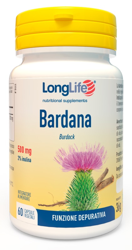 LONGLIFE BARDANA 60 CAPSULE VEGETALI - Farmacia Del Monaco