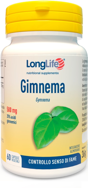 LONGLIFE GIMNEMA 60 CAPSULE VEGETALI - Farmacia Del Monaco