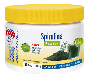 LONGLIFE SPIRULINA BIO 150 G - Farmacia Del Monaco