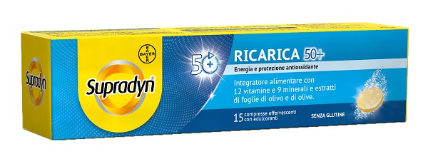 SUPRADYN RICARICA 50+ 15 COMPRESSE EFFERVESCENTI - Farmacia Del Monaco