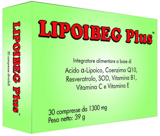 LIPOIBEG PLUS 30 COMPRESSE DA 1300 MG - Farmacia Del Monaco