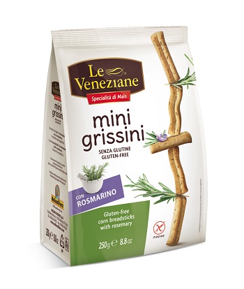 LE VENEZIANE MINI GRISSINI ROSMARINO 250 G - Farmacia Del Monaco