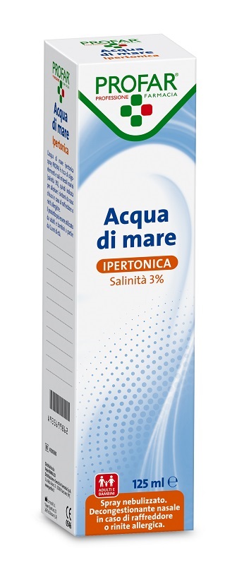 ACQUA DI MARE SPRAY IPERTONICA 3% PROFAR 125 ML - Farmacia Del Monaco