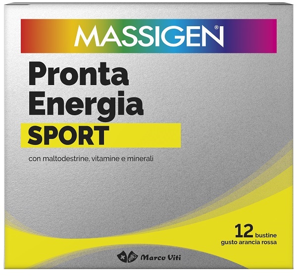 MASSIGEN SPORT PRONTA ENERGIA 12 BUSTINE - Farmacia Del Monaco