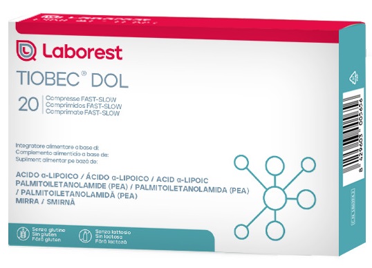 TIOBEC DOL 20 COMPRESSE DA 1455 MG - Farmacia Del Monaco