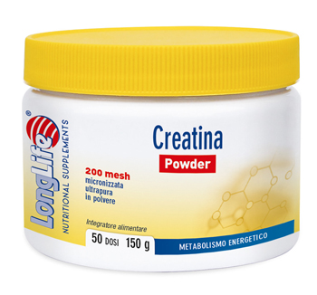 LONGLIFE CREATINA POWDER 150 G - Farmacia Del Monaco
