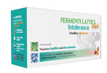 ERBOFLORA INTOLERANCE 12 FLACONCINI DA 10 ML SENZA LATTOSIO - Farmacia Del Monaco