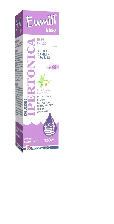 EUMILL NASO SPRAY SOLUZIONE IPERTONICA 100 ML - Farmacia Del Monaco
