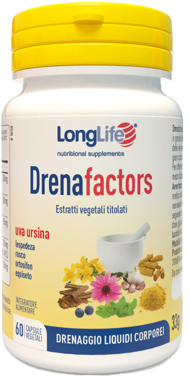 LONGLIFE DRENAFACTORS 60 CAPSULE - Farmacia Del Monaco