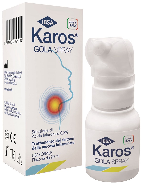KAROS SPRAY ORALE 0,3% 20 ML - Farmacia Del Monaco