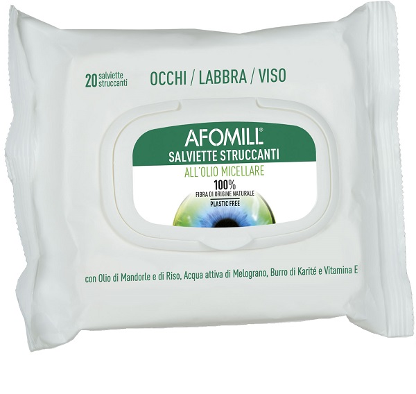 AFOMILL SALVIETTINE STRUCCANTI OLIO MICELLARE - Farmacia Del Monaco