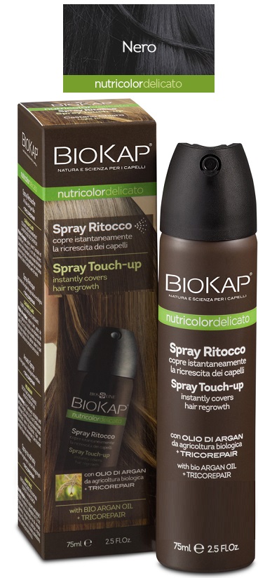 BIOS LINE BIOKAP NUTRICDEL SPRAY RITOCCO NERO 75 ML - Farmacia Del Monaco
