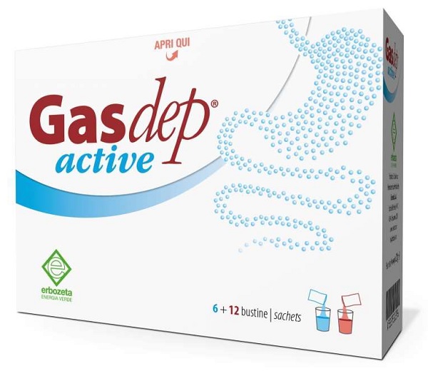 GASDEP ACTIVE 6+12 BUSTINE - Farmacia Del Monaco
