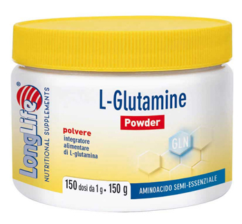 LONGLIFE L-GLUTAMINE POWDER 150 G - Farmacia Del Monaco