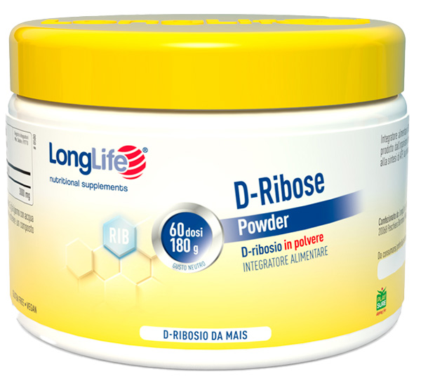 LONGLIFE D-RIBOSE POWDER 180 G - Farmacia Del Monaco