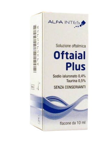 SOLUZIONE OFTALMICA OFTAIAL PLUS ACIDO IALURONICO 0,4% E TAURINA 10ML - Farmacia Del Monaco