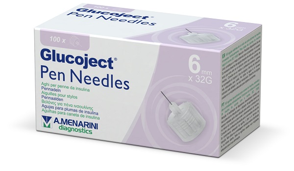AGO PER PENNA DA INSULINA GLUCOJECT 6 MM GAUGE 32 100 PEZZI - Farmacia Del Monaco
