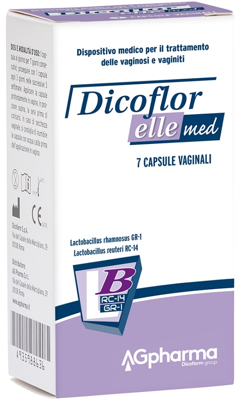 DICOFLOR ELLE MED 7 CAPSULE VAGINALI - Farmacia Del Monaco