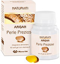 NATURVITI ARGAN PERLE PREZIOSE 60 PERLE DA 300 MG - Farmacia Del Monaco