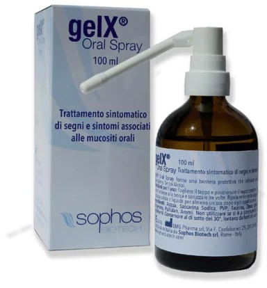GEL SPRAY ORALE PER TRATTAMENTO SINTOMATICO SEGNI E SINTOMI ASSOCIATI ALLE MUCOSITI ORALI - Farmacia Del Monaco