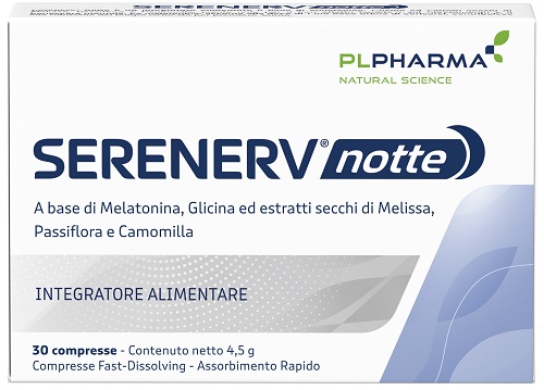 SERENERV NOTTE 30 COMPRESSE - Farmacia Del Monaco