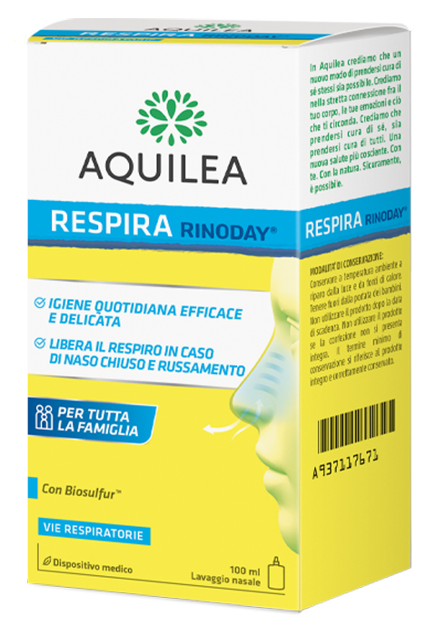 AQUILEA RESPIRA RINODAY 100 ML - Farmacia Del Monaco