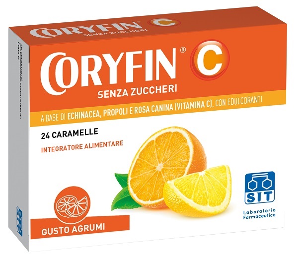 CORYFIN C SENZA ZUCCHERO AGRUMI 48 G - Farmacia Del Monaco
