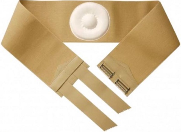 ORIONE 357 CINTO PER ERNIA OMBELICALE CON PELOTTA RIVESTITA IN PELLE BEIGE 9 - Farmacia Del Monaco