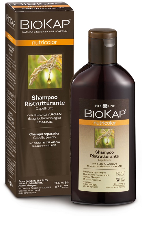 BIOKAP NUTRICOLOR SHAMPOO RISTRUTTURANTE 200 ML - Farmacia Del Monaco