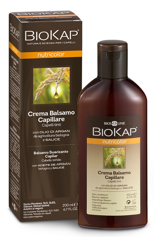 BIOKAP NUTRICOLOR CREMA BALSAMO CAPILLARE 200 ML - Farmacia Del Monaco