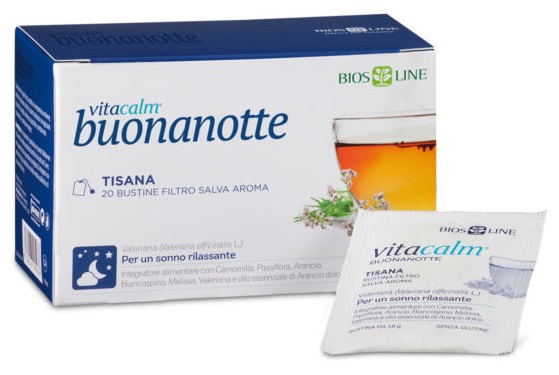 VITACALM BUONANOTTE TISANA 20 BUSTINE - Farmacia Del Monaco
