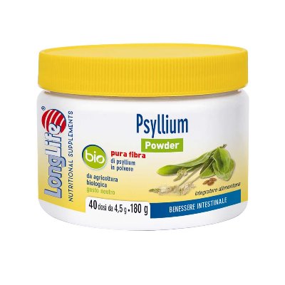 LONGLIFE PSYLLIUM POWDER BIO 180 G - Farmacia Del Monaco