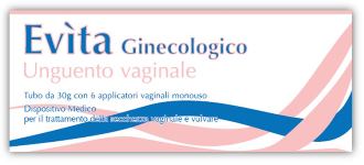 EVITA GINECOLOG UNGUENTO VAGINALE TUBO DA 30 G + 6 APPLICATORI VAGINALI MONOUSO - Farmacia Del Monaco