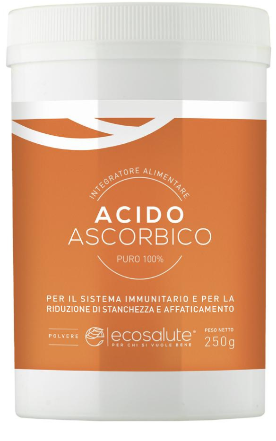 ACIDO ASCORBICO PURO 250 G - Farmacia Del Monaco