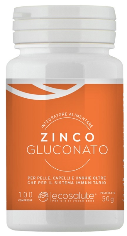 ZINCO GLUCONATO 100 COMPRESSE - Farmacia Del Monaco