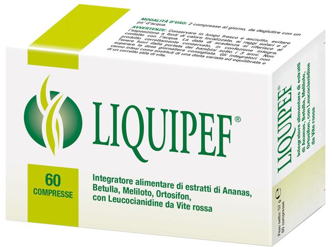 LIQUIPEF 60 COMPRESSE - Farmacia Del Monaco