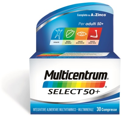 MULTICENTRUM SELECT 50+ 30 COMPRESSE - Farmacia Del Monaco