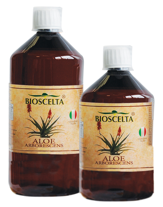 RAIHUEN ALOE ARBORESCENS PURO SUCCO BIOSCELTA 1000 ML - Farmacia Del Monaco