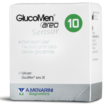 STRISCE GLUCOMEN AREO SENSOR PER ANALISI DEL GLUCOSIO 10 PEZZI - Farmacia Del Monaco