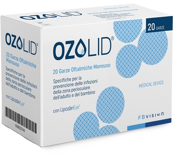 GARZA OZOLID OFTALMICA TNT CON OLIO OZONIZZATO IN FOSFOLIPIDI LIPOZONEYE 20 PEZZI - Farmacia Del Monaco