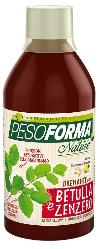 PESOFORMA NATURE DRENANTE BETULLA E ZENZERO 500 ML - Farmacia Del Monaco
