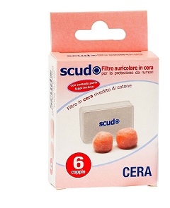 TAPPO AURICOLARE EARPLUG SCUDO IN CERA 6 COPPIE 12 PEZZI ARTICOLO 7EN081 - Farmacia Del Monaco