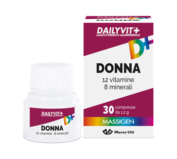 MASSIGEN DONNA MULTIVITAMINICO E MULTIMINERALE 30 COMPRESSE RIVESTITE - Farmacia Del Monaco