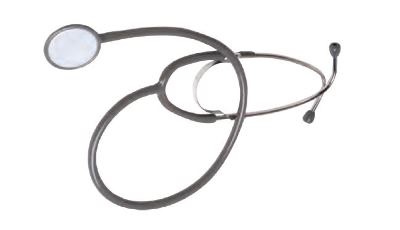 STETOSCOPIO S-10 IN ALLUMINIO TESTA DIAMETRO 47 MM TUBO SINGOLO IN PVC - Farmacia Del Monaco