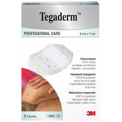 TEGADERM MEDICAZIONE IMPERMEABILE TRASPARENTE 5 PEZZI 6X7 CM - Farmacia Del Monaco