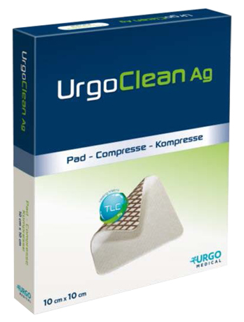MEDICAZIONE TNT ASSORBENTE GELIFICANTE URGOCLEAN AG/SILVER 6X6CM 5 PEZZI - Farmacia Del Monaco