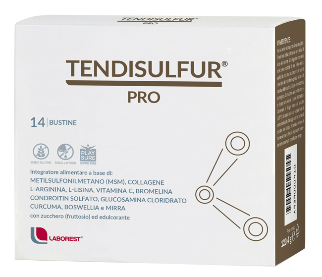 TENDISULFUR PRO 14 BUSTINE DA 8,6G - Farmacia Del Monaco