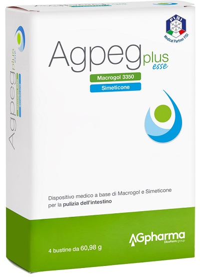 AGPEG PLUS ESSE 4 BUSTE OROSOLUBILI DA 60,98 G - Farmacia Del Monaco